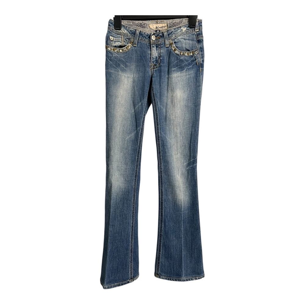 J & Company Jeans Beverly High Rise Boot Cut Womens 25 Embroidered Boho Western